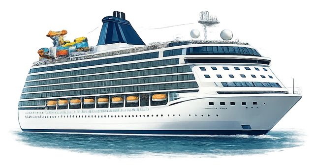 A large Contemporary-tier cruise ship