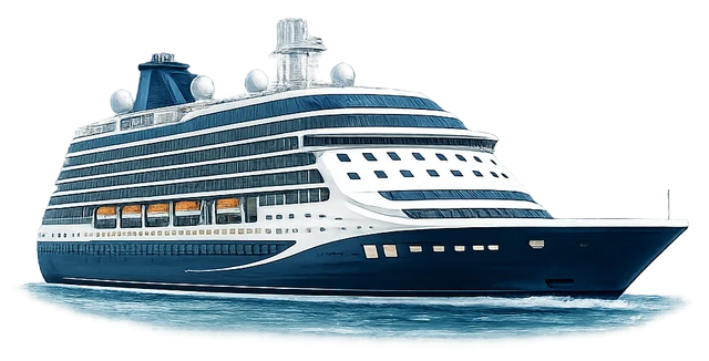 A mid-size Premium-tier cruise ship